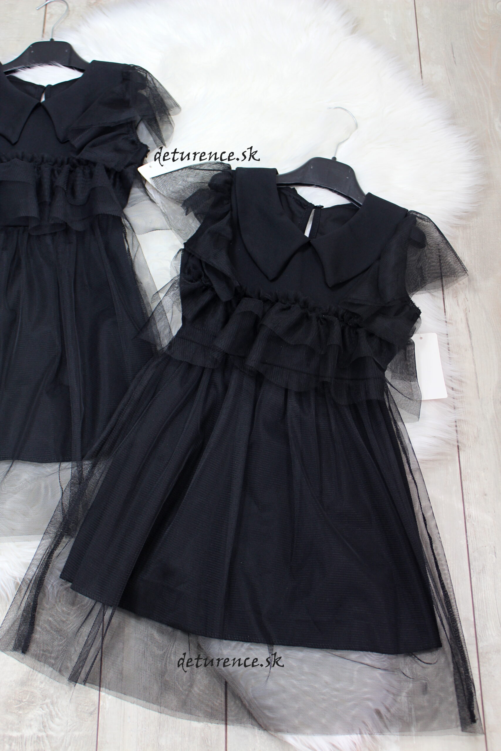 Plesové šaty Wednesday – farba čierna
